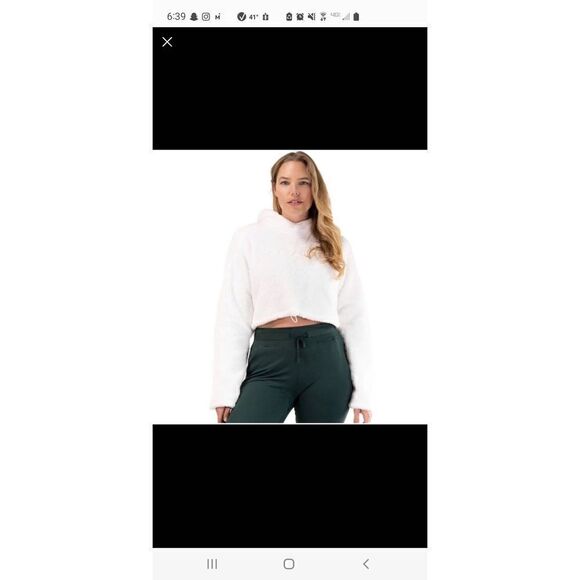 Balance Athletica White Crop Pullover L - Picture 11 of 11